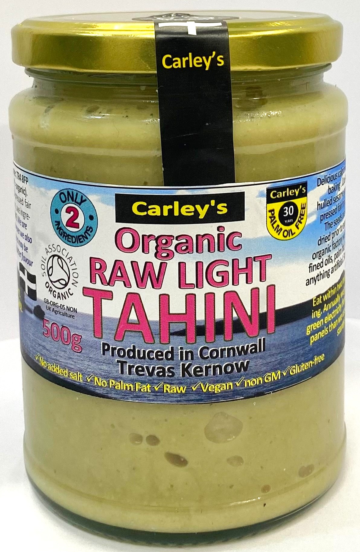 Case Organic 500g Light Raw Tahini - Image 2