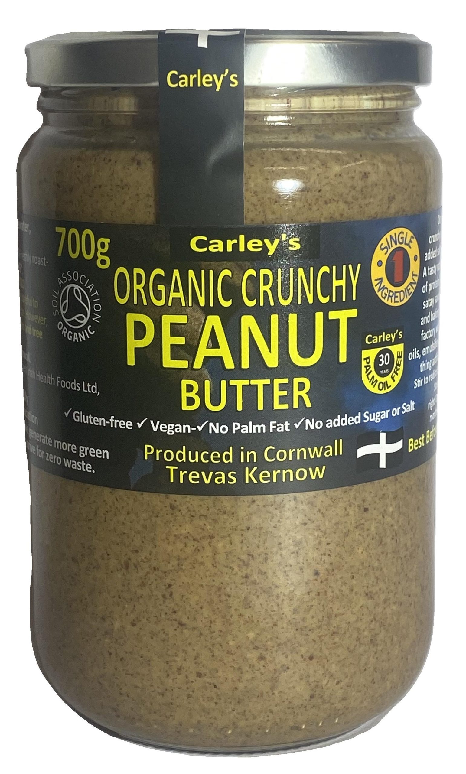Organic Crunchy Peanut Butter 700g