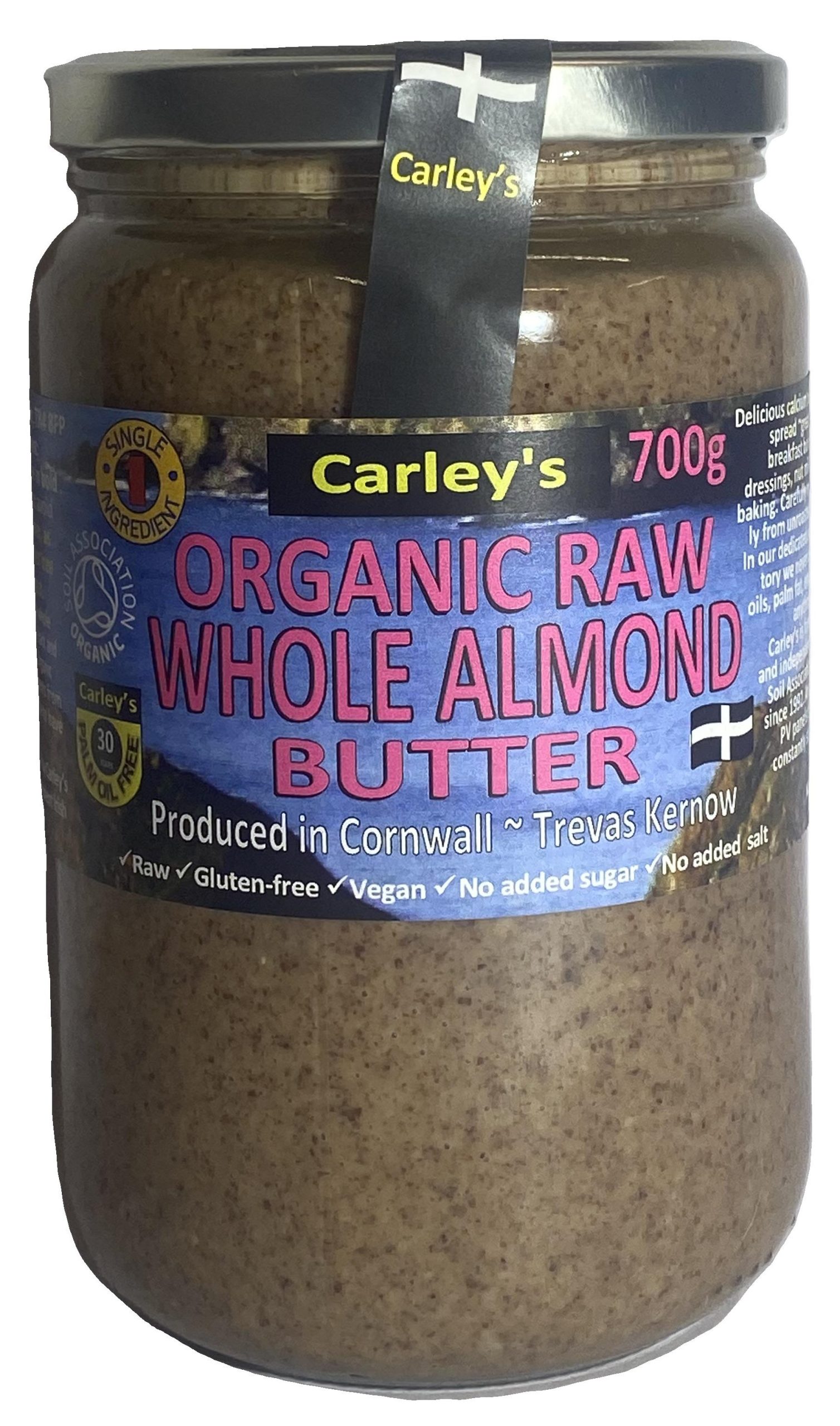 CASE Organic 700g Raw Almond Butter