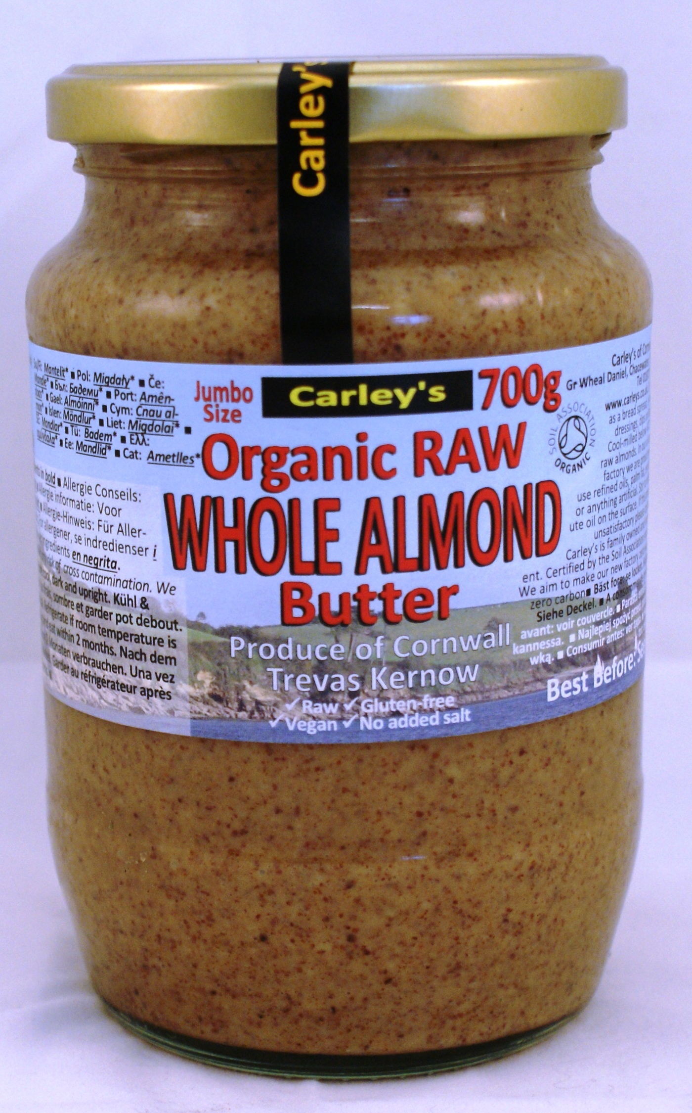 Organic 700g Raw Almond Butter (Jumbo) - Image 2