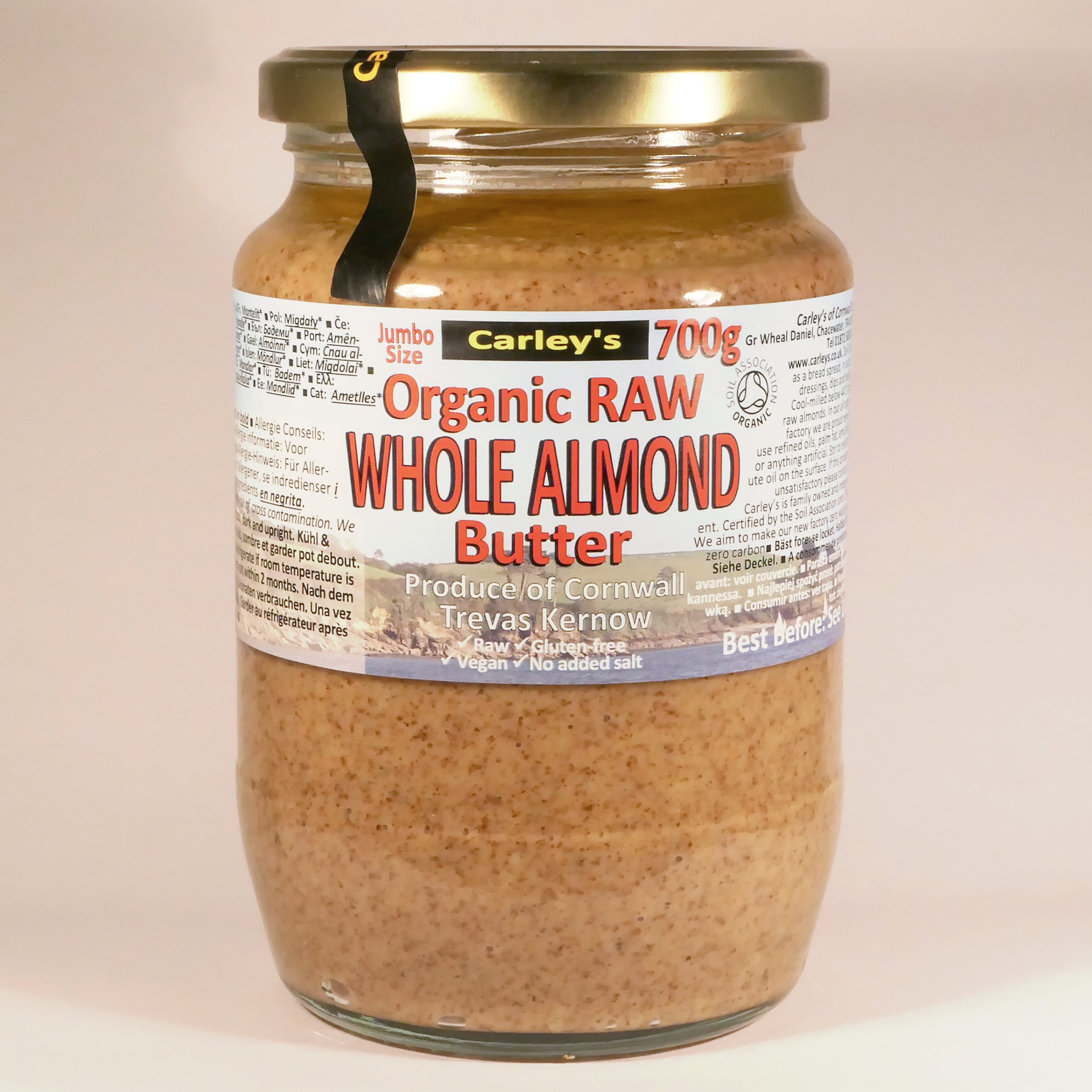 Organic 700g Raw Almond Butter (Jumbo) - Image 3